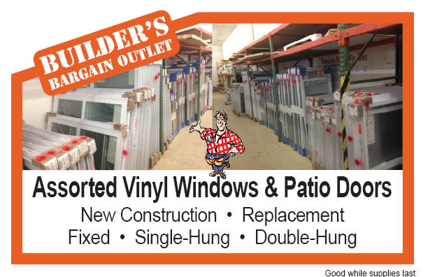 Builder S Bargain Outlet Builder S Bargain Outlet Orted Vinyl Windows Patio Doors